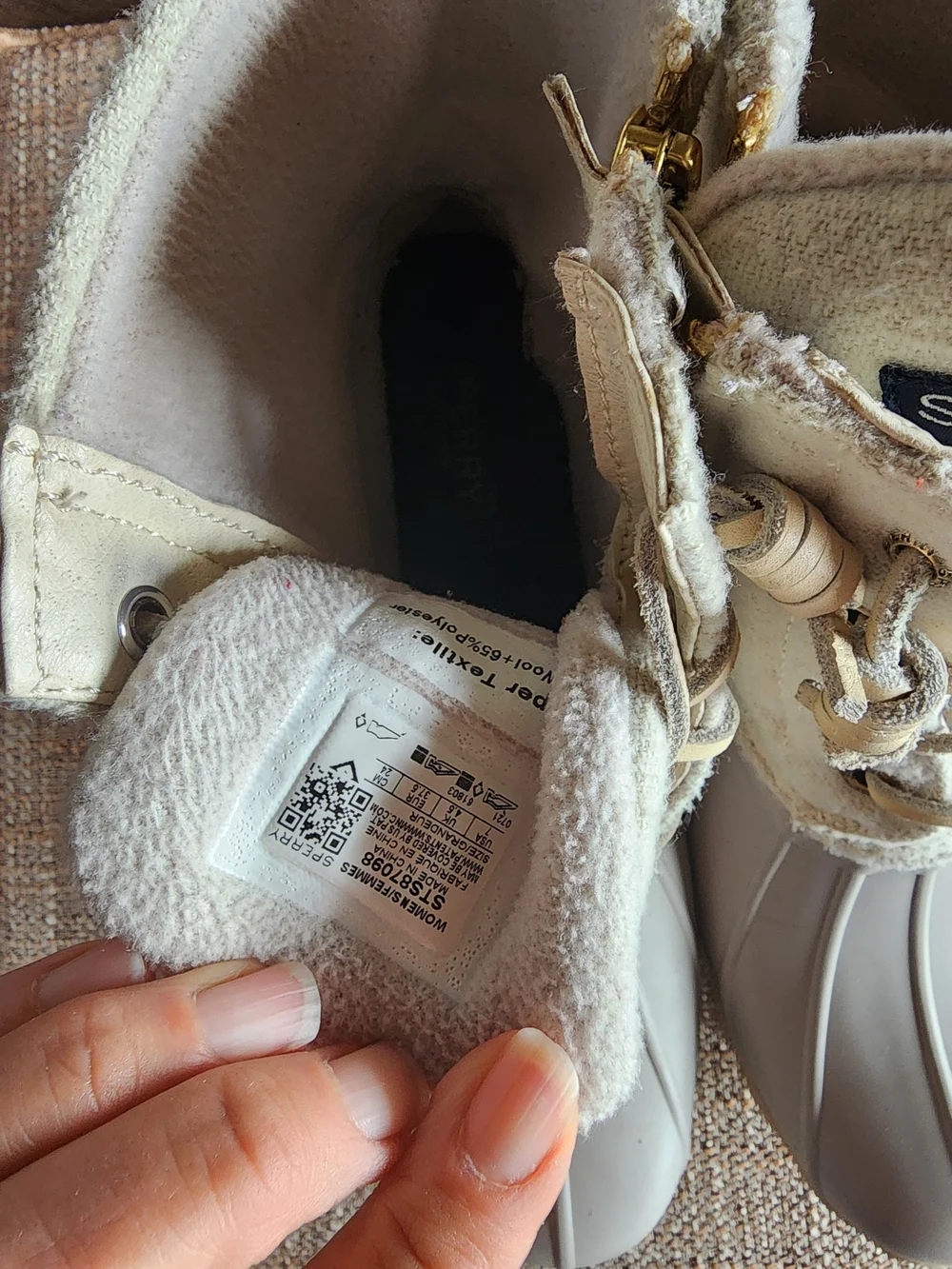 Sperry Women's White Duck Boots